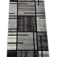 Килим фризе з невисоким ворсом Macio Gray 02239A