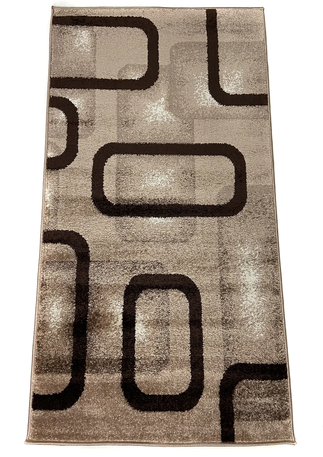 Килим фризе з невисоким ворсом Macio Beige 02574D