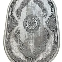 Килим з комбінованим ворсом и термоусадкой Glacia Gray 08352A
