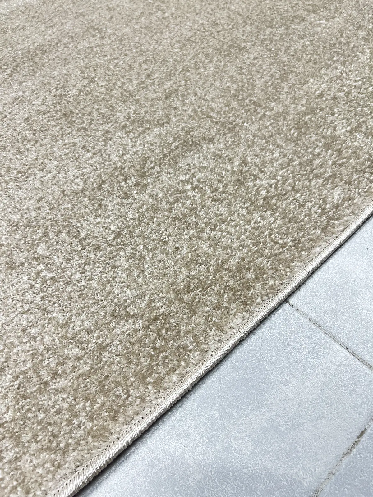 Килим фризе з невисоким ворсом Lumis L.Beige 00000A