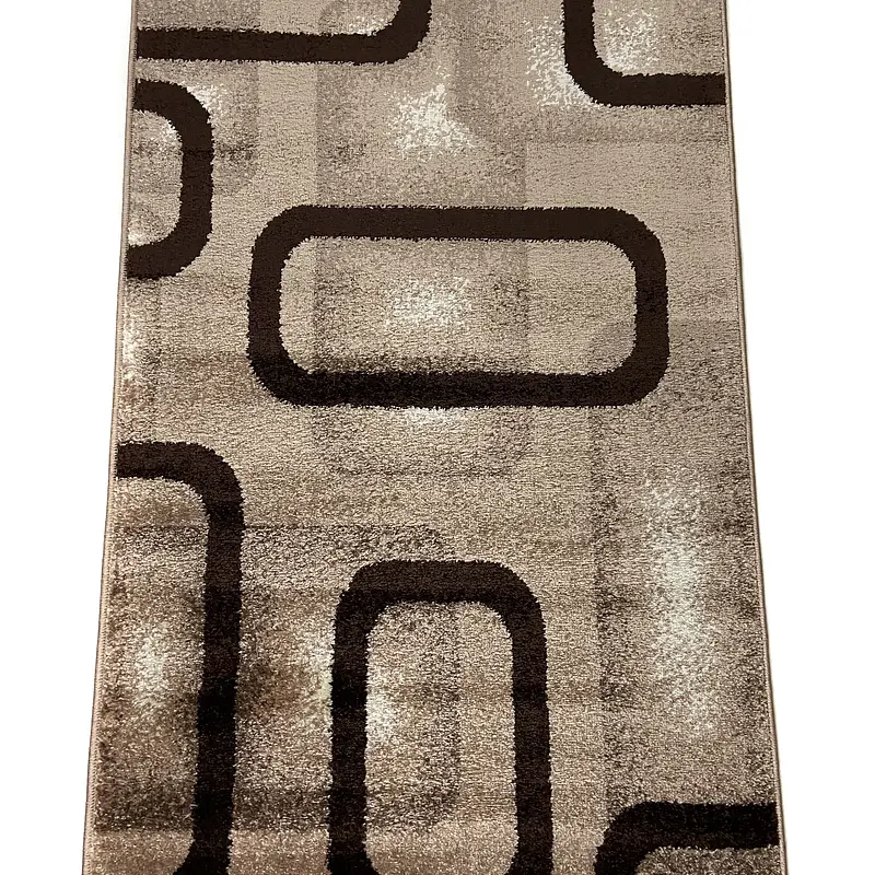 Килим фризе з невисоким ворсом Macio Beige 02574D