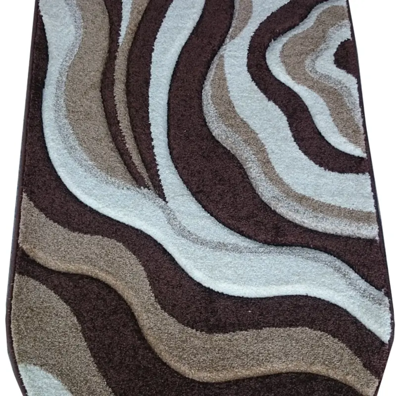 Килим з художньою стрижкою Tropica WHITE 8562А