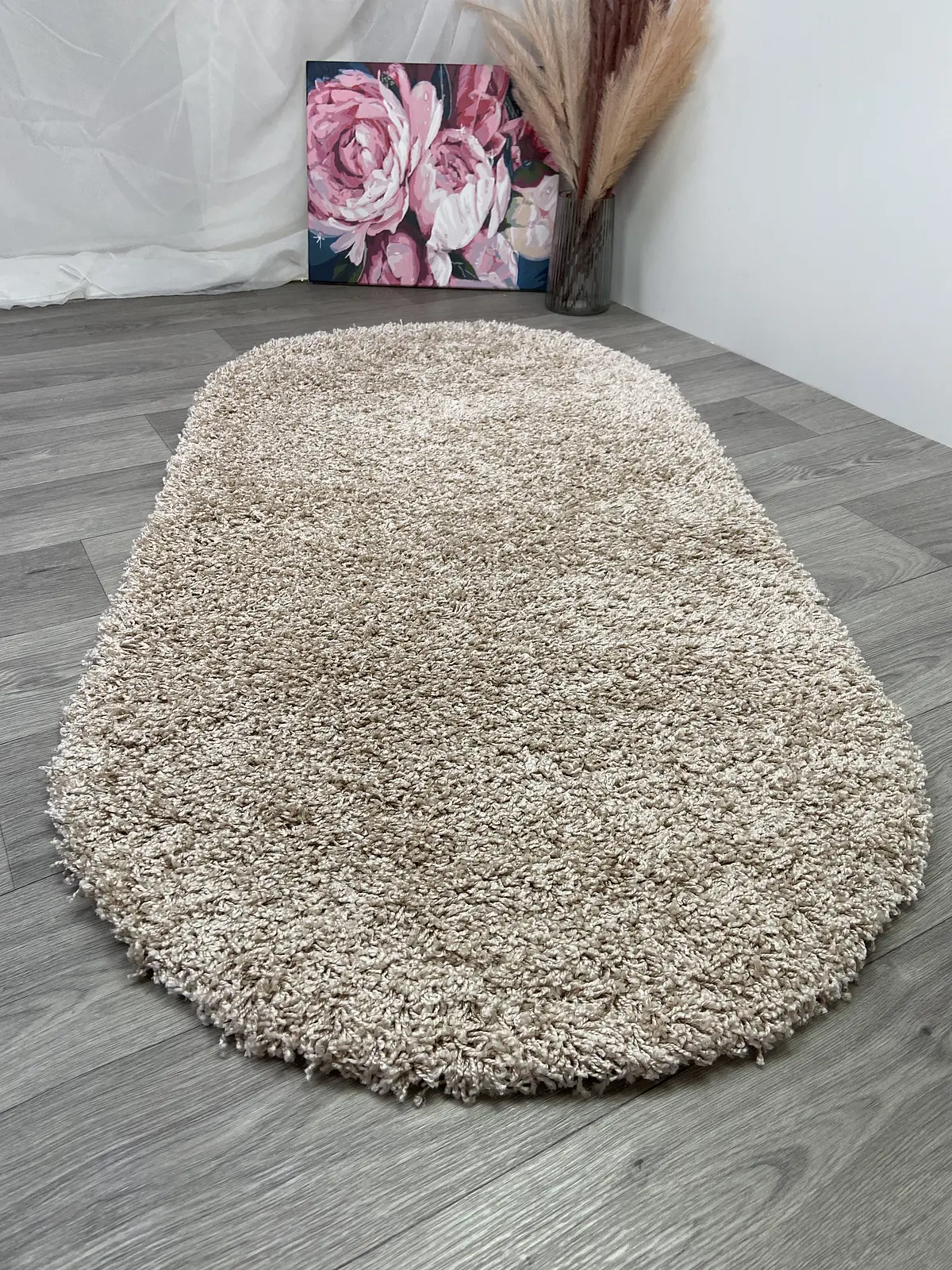 Пухнастий килим Plumis Lux BEIGE 6365A