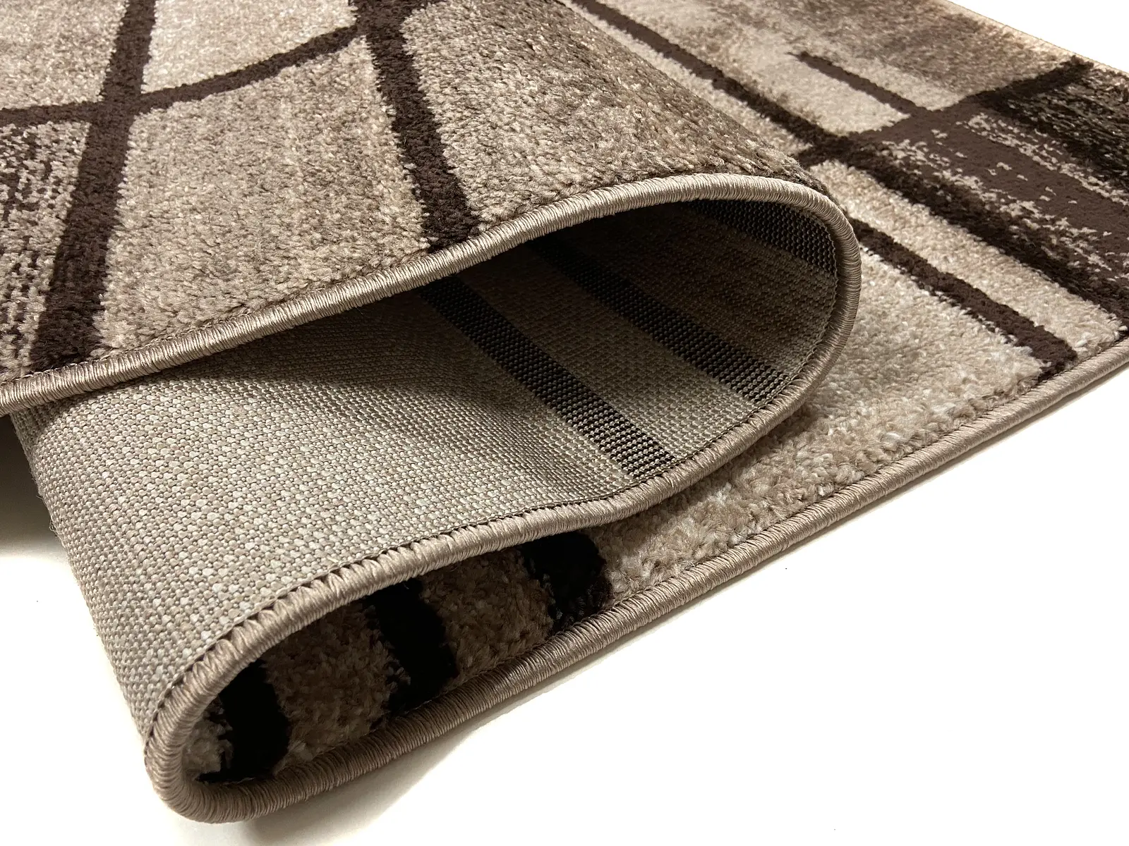 Килим фризе з невисоким ворсом Macio Beige 02239A