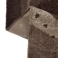 Пухнастий килим Vortax Plush Loop DARK BROWN 7641A