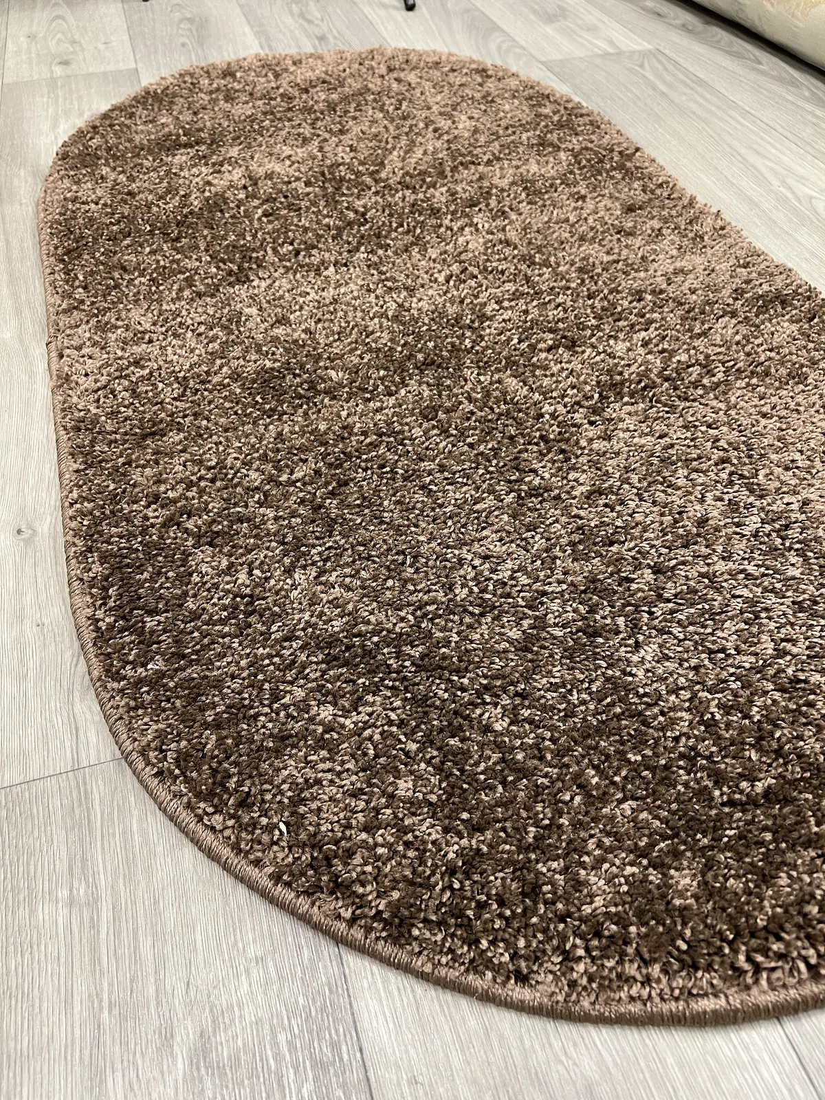 Пухнастий килим Plumeria brown 12500/90
