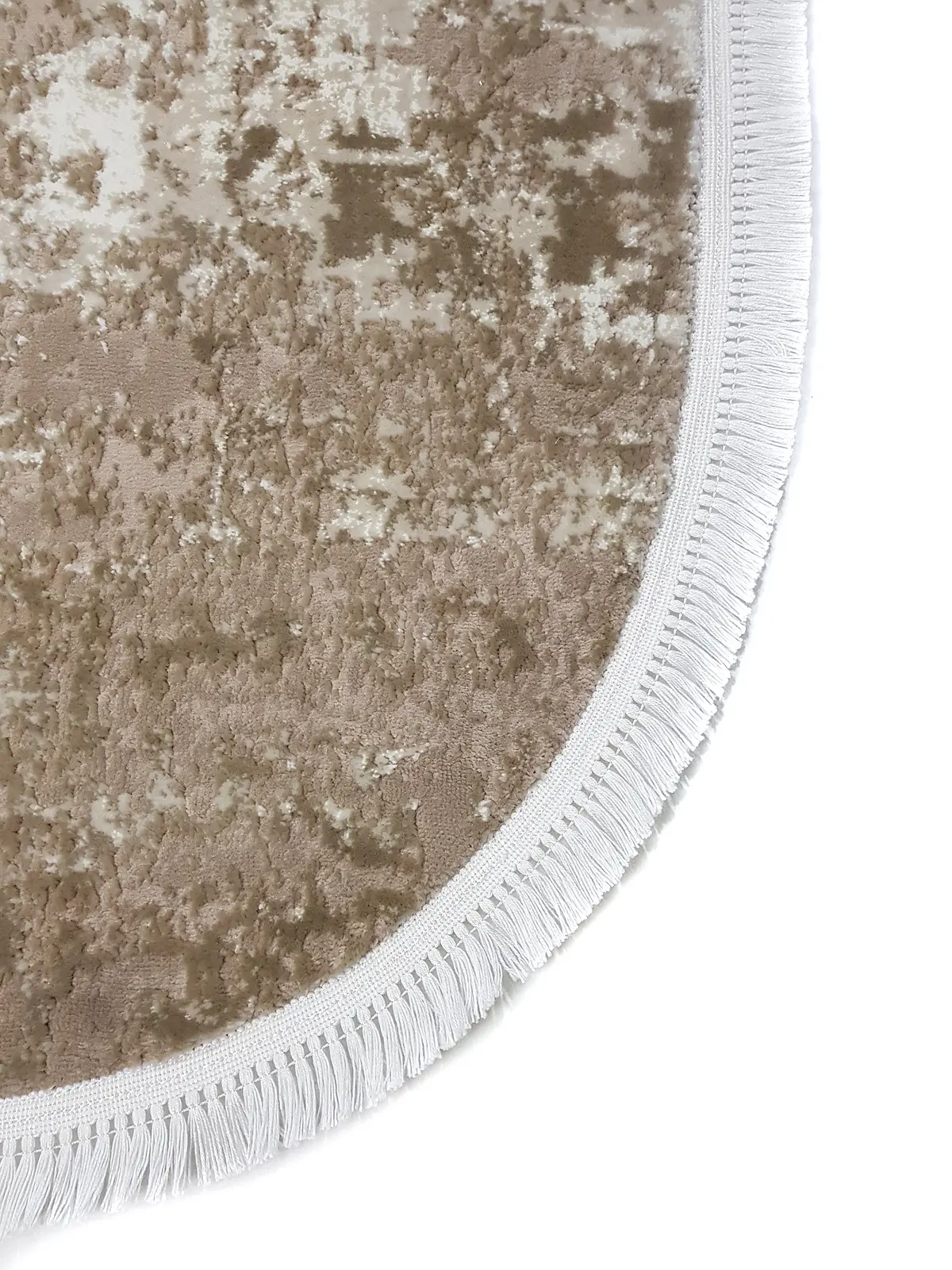 Килим з комбінованим ворсом и термоусадкой Glacia BEIGE 03935A