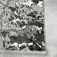 Килим з комбінованим ворсом и термоусадкой Glacia Gray 08148A