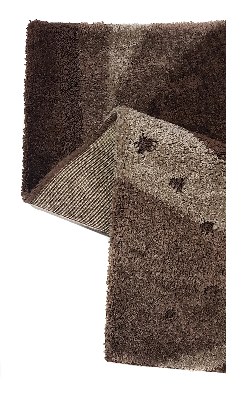 Пухнастий килим Vortax Plush Loop DARK BROWN 7641A