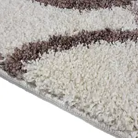 Пухнастий килим Plumis білий cream 045183