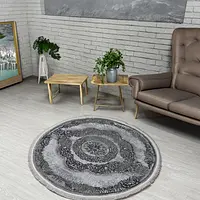 Килим з комбінованим ворсом и термоусадкой Glacia Gray 03935A