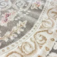 Класичний килим Flora Gray P658B