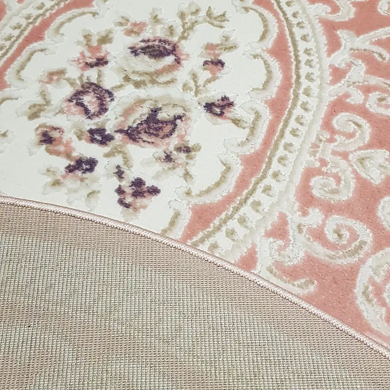 Класичний килим Flora PINK / PINK P658B