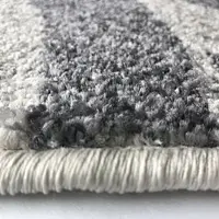 Килим фризе з невисоким ворсом Macio Gray 02575A