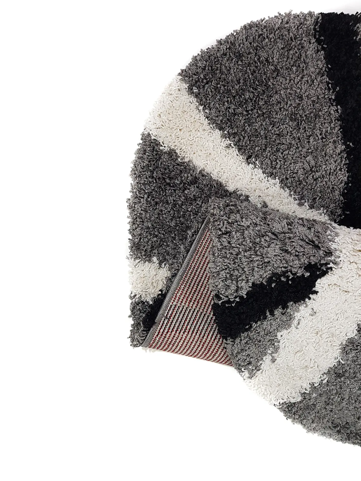 Пухнастий килим Plumis Lux Gray 7368A