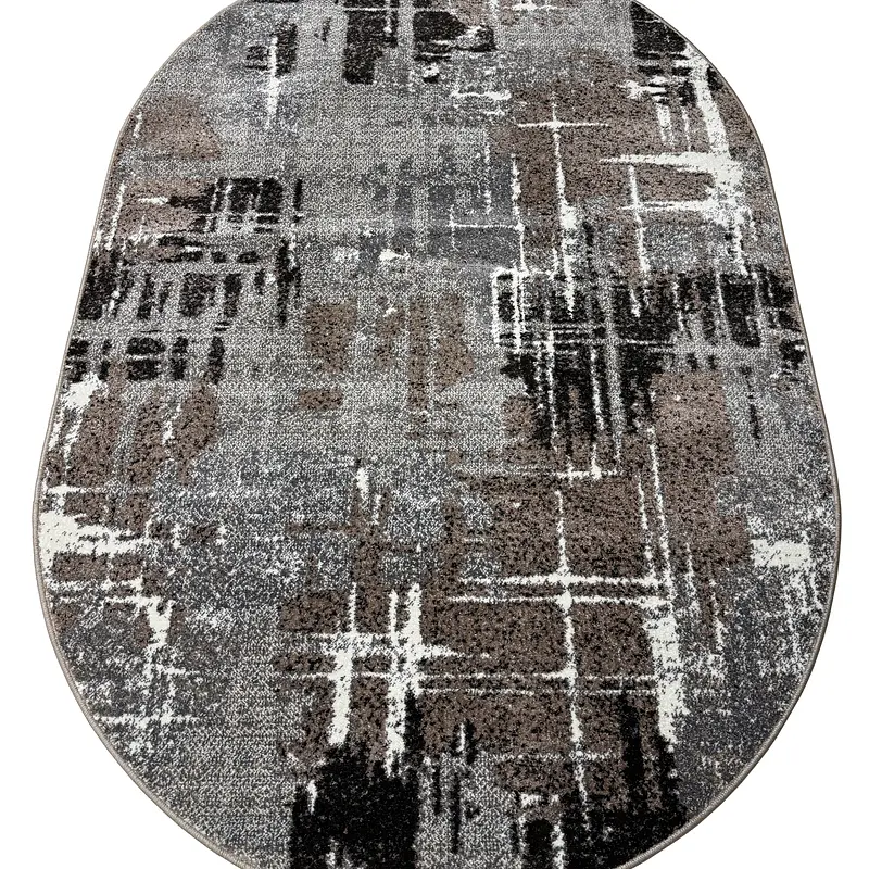 Килим з невисоким ворсом Mara сірий Gray 24037/123