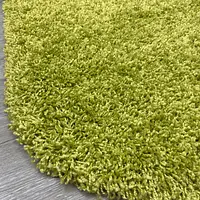 Пухнастий килим Plumis Lux LIGHT GREEN 6365A