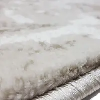 Килим з комбінованим ворсом и термоусадкой Glacia beige 03583B