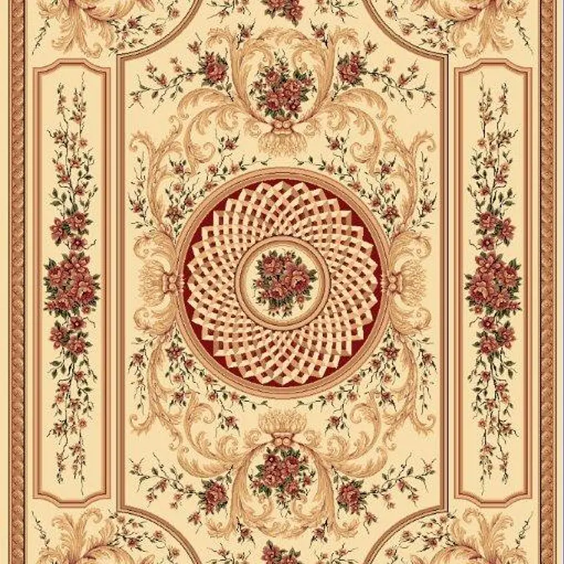 Килим хітсет з невисоким щільним ворсом Luxia Cream 5813A