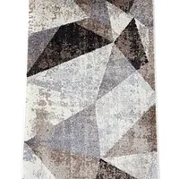 М'який килим з невисоким ворсом в виде мармура Suavis Pro W / BROWN 5926A
