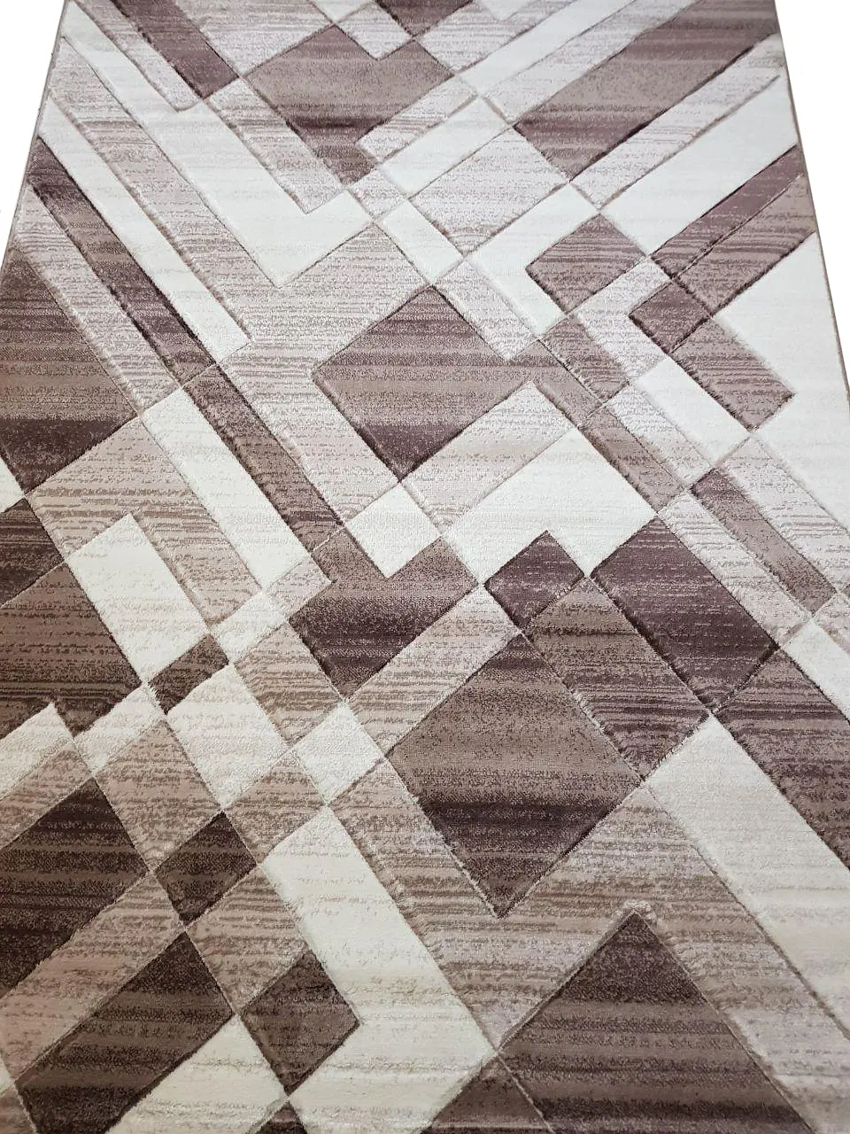 Килим з художньою стрижкою Aquila Pro KREM/VIZON 2759A