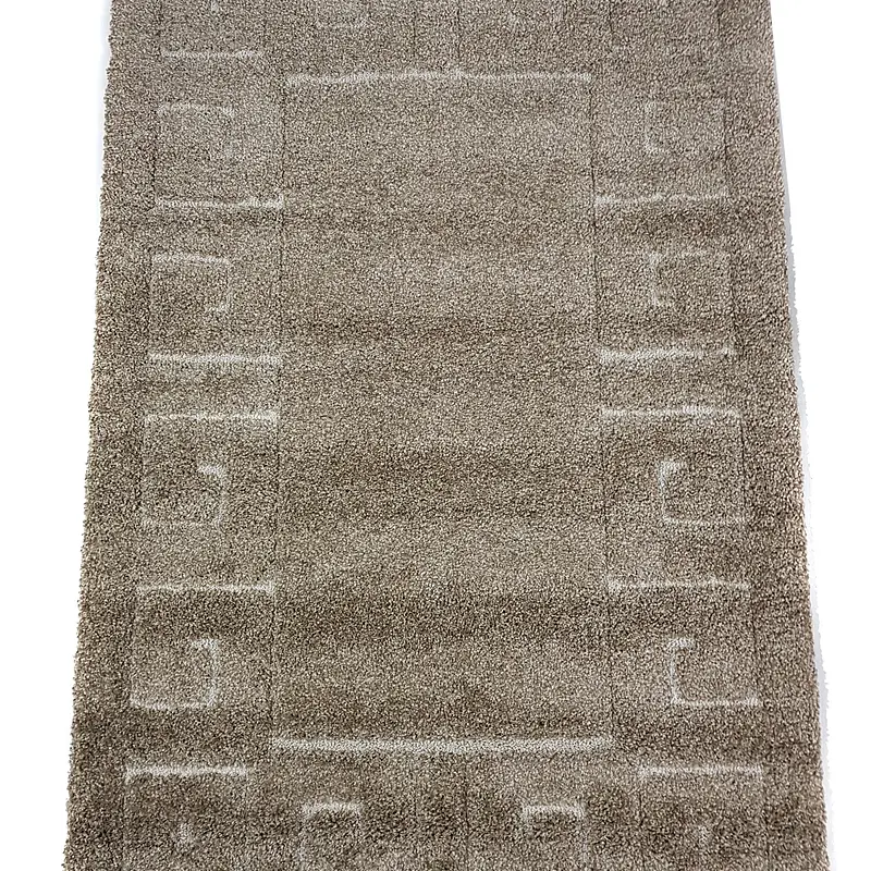 Ворсистий килимок Plush Loop beige A361D