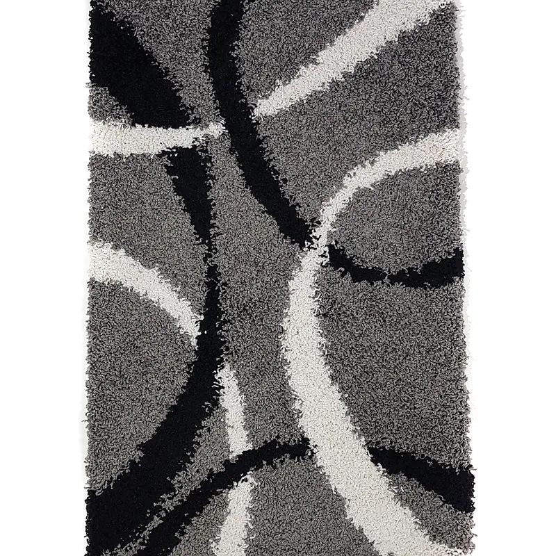 Пухнастий килим Plumis Lux Gray 7368A