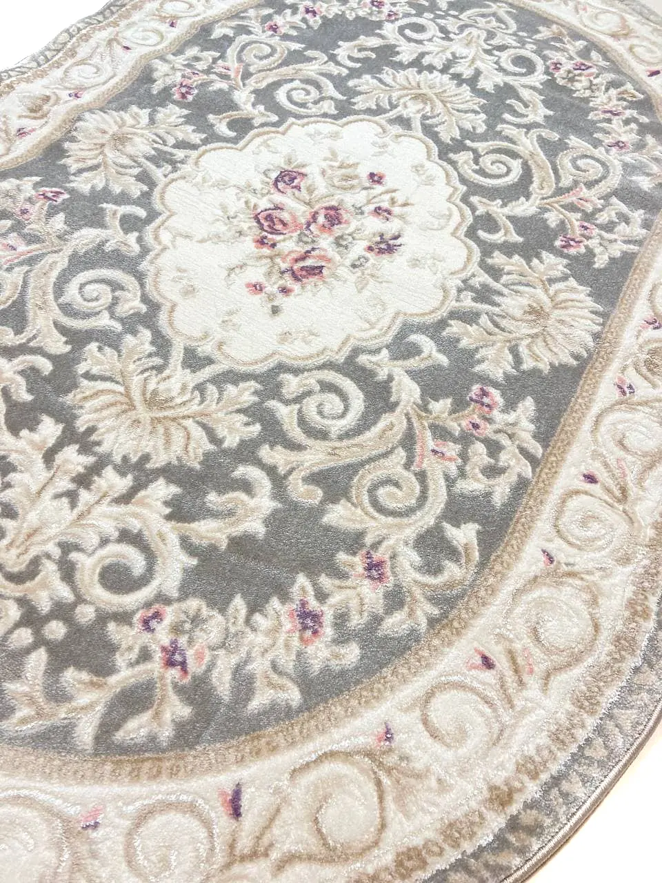 Класичний килим Flora Gray P659B