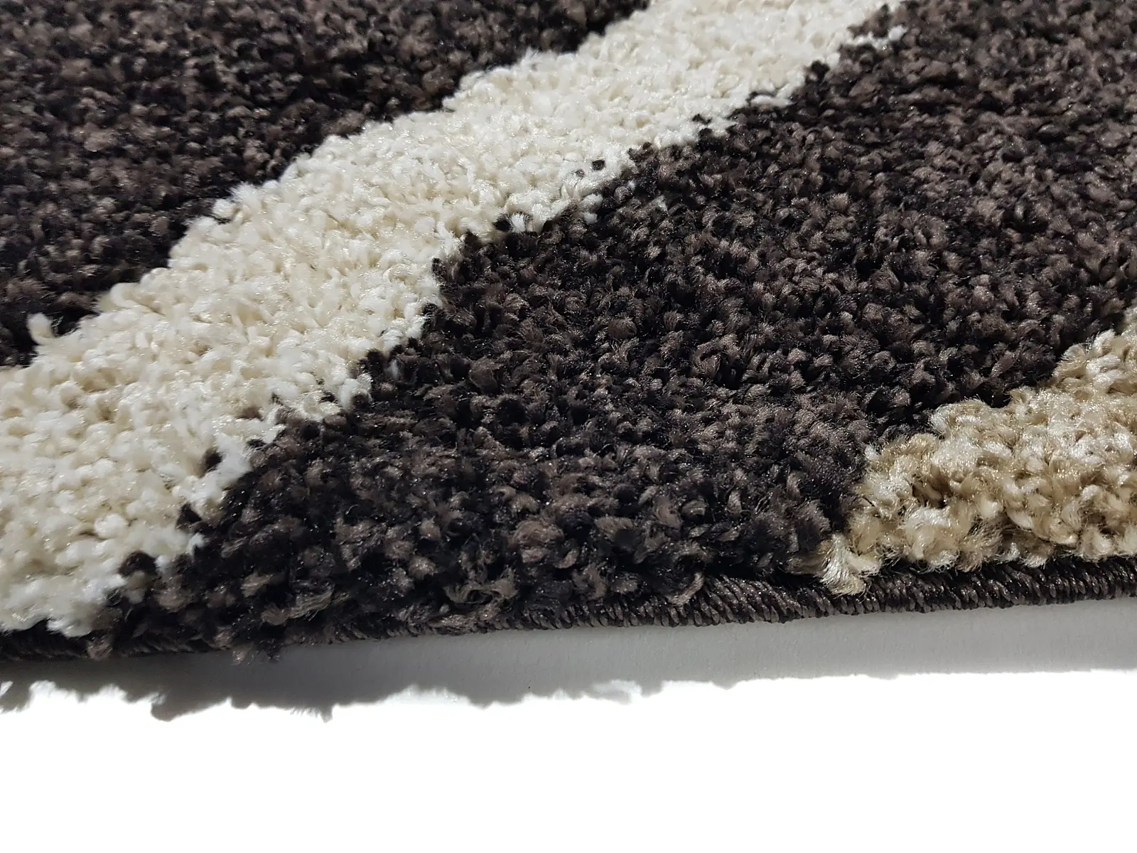 Ворсистий килимок Plush Loop DARK BROWN 8254A