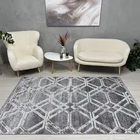 Килим з невисоким ворсом Vortex Сірий 2740G K.GRI / A.GRI