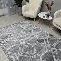 Килим з невисоким ворсом Vortex Сірий 2740G K.GRI / A.GRI