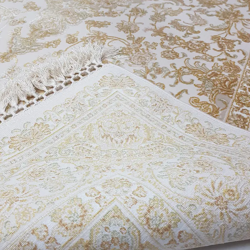 Килим з бамбукової нитки Heritex Imperia Золотий 1766