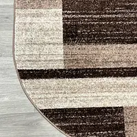 Килим фризе з невисоким ворсом Macio Beige 08551A