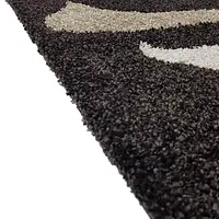Ворсистий килимок Plush Loop DARK BROWN 8254A