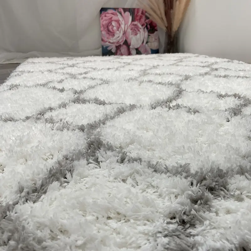 Пухнастий килим Quietis Cream P543A