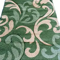 Килим з художньою стрижкою Curlex GREEN 4397A