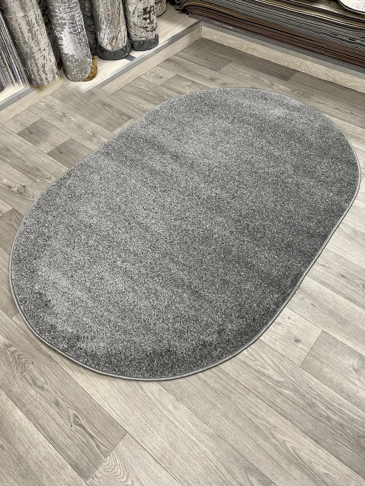 Килим фризе з невисоким ворсом Macio Gray 00000A