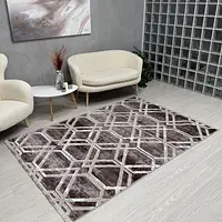 Килим з невисоким ворсом Vortex Бежевий з коричневим 2740G A.KAHVE / KREM