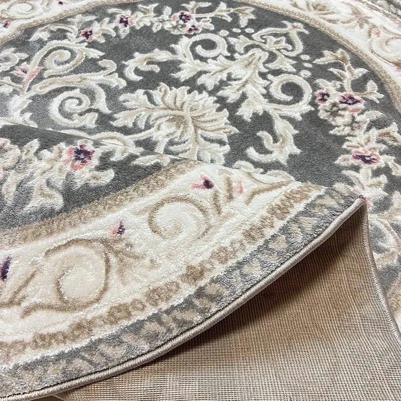 Класичний килим Flora Gray P659B