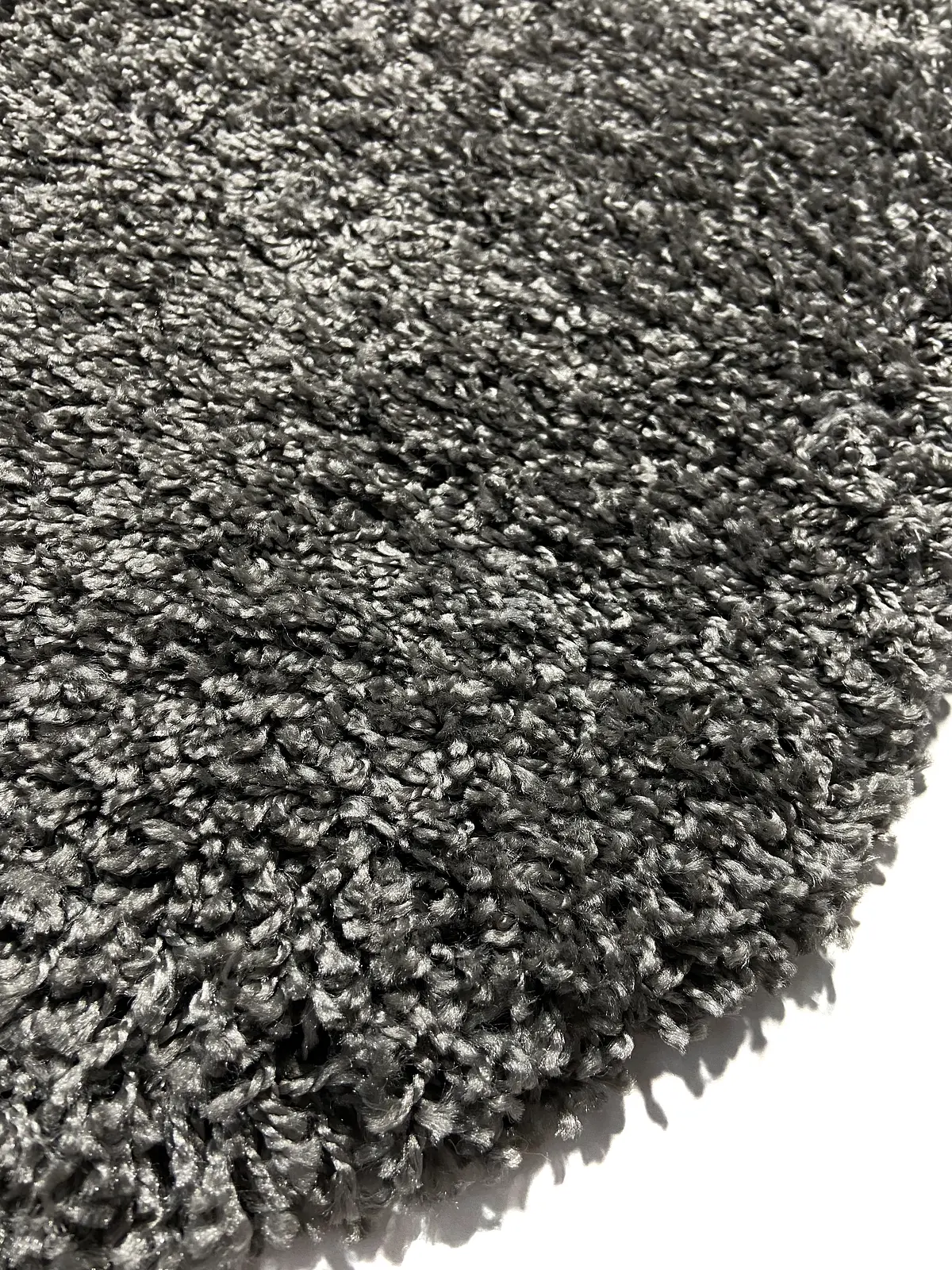 Пухнастий килим Plumis Lux Gray 6365A