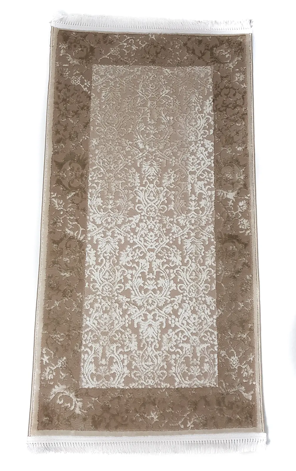 Килим з комбінованим ворсом и термоусадкой Glacia beige 03977A