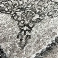Килим з комбінованим ворсом и термоусадкой Glacia Gray 08352A