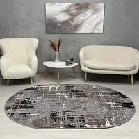 Килим з невисоким ворсом Mara сірий Gray 24037/123