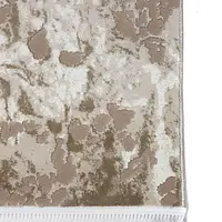 Килим з комбінованим ворсом и термоусадкой Glacia beige 03583B