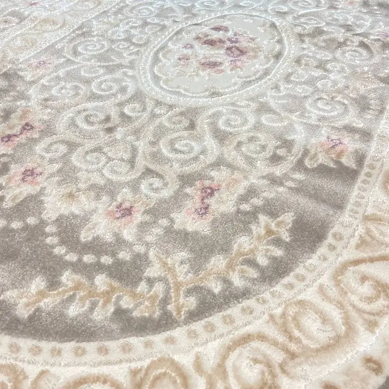 Класичний килим Flora Gray P658B