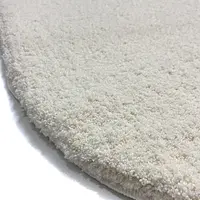 Пухнастий килим Argenta Plush WHITE / WHITE P113A