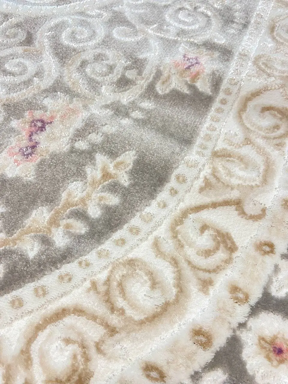Класичний килим Flora Gray P658B