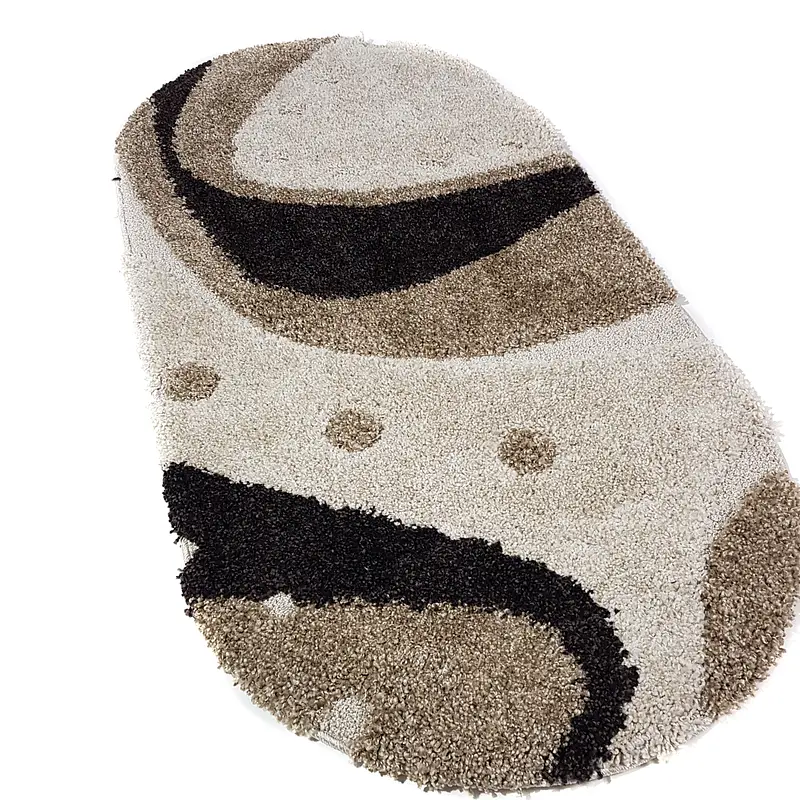 Ворсистий килимок Plush Loop cream 7641B