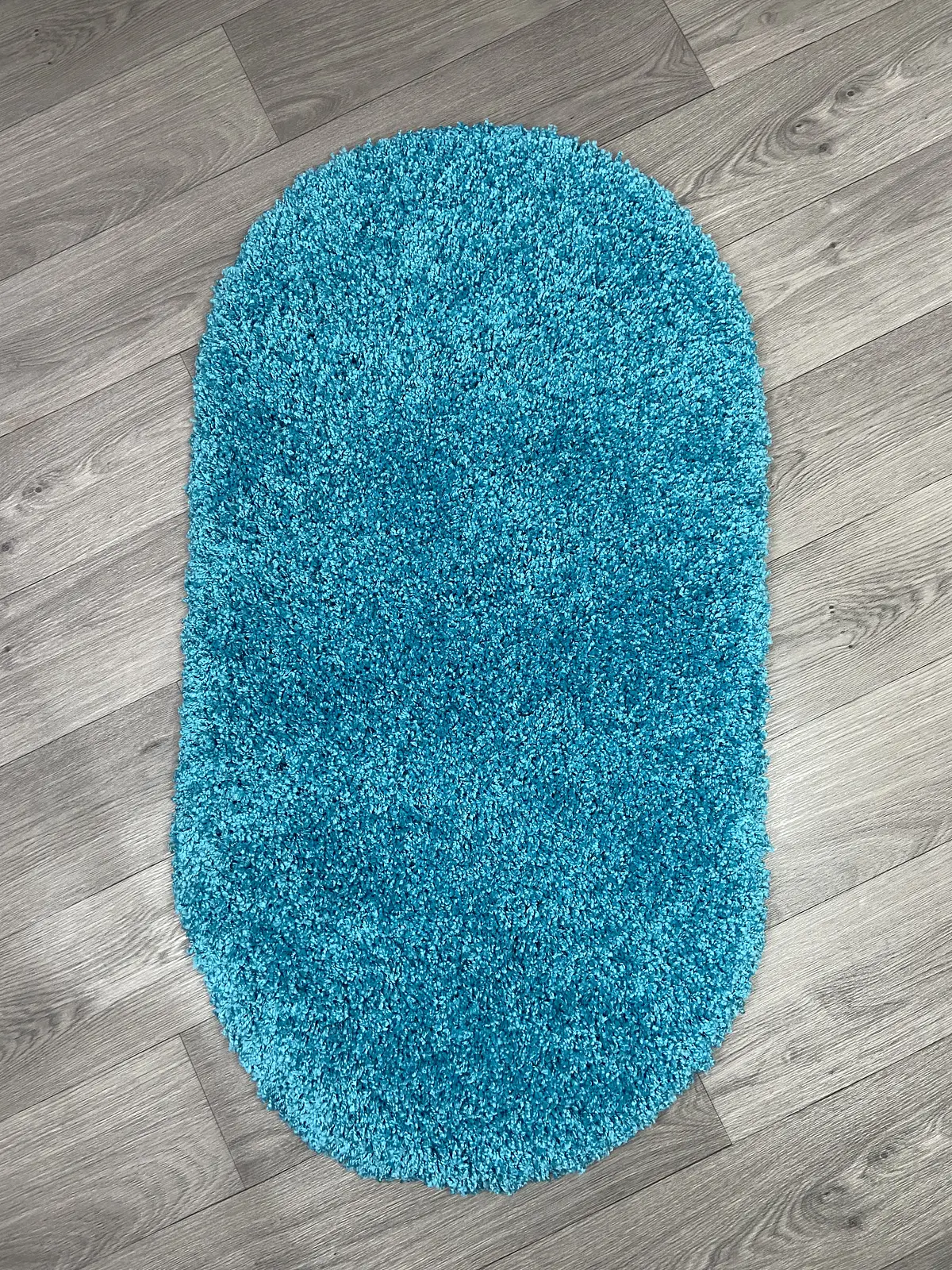 Пухнастий килим Plumis Lux BLUE 6365A