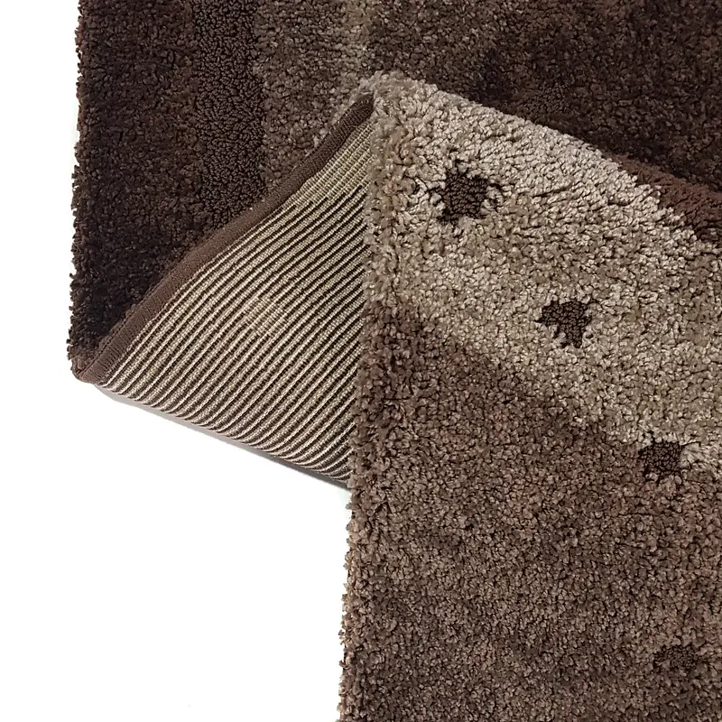Пухнастий килим Vortax Plush Loop DARK BROWN 7641A